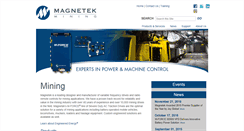 Desktop Screenshot of magnetekmining.com
